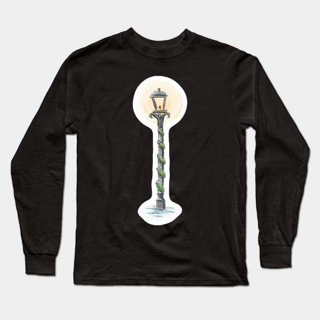 narnia lampost Long Sleeve T-Shirt by avercado-art